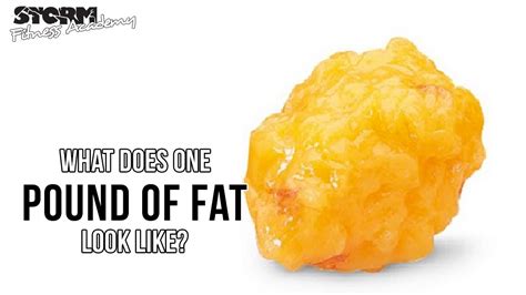 What Does 1 lb of Fat Look Like? And Why Does It Remind Me of a Melting Ice Cream Cone?